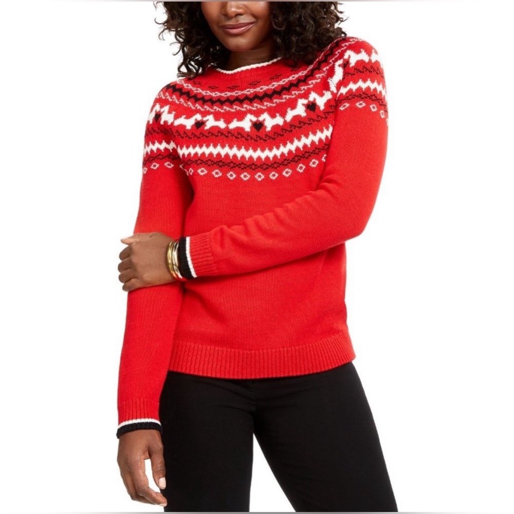 Charter Club Scottish Terrier Fair Isle Sweater – Size 2X-Large
